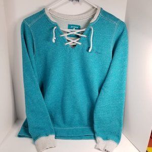 Antiqua Lake Tahoe Sweatshirt Turquoise